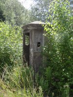 LVRR cement phone booth